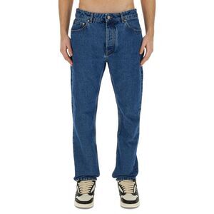 Palm Angels Men Straight Leg Jeans